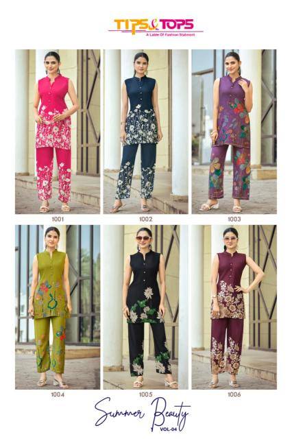 Tipa & tops summer beauty vol 4 coord set Kurti traders in Gujarat